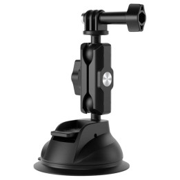 TELESIN Universal Suction Cup Holder with Phone Holder and Action Camera Mount TE-SUC-012