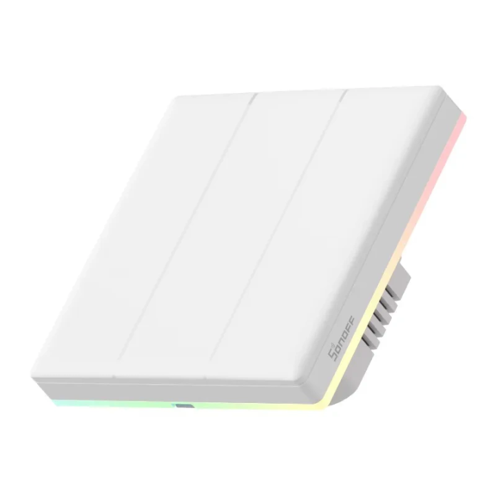 Interrupteur mural tactile WiFi intelligent Sonoff TX T5 3C (3 canaux)
