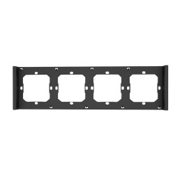 SONOFF M5-4C-80-F Cadre de commutation quadruple à 4 gangs (graphite/noir)