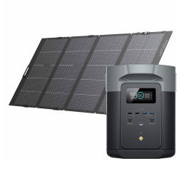 EcoFlow Delta 2 Max + 400W Folding Solar Panel Bundle
