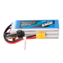 Gens Ace G-Tech 5500mAh 22.2V 60C 6S1P LiPo Battery with XT90 Connector