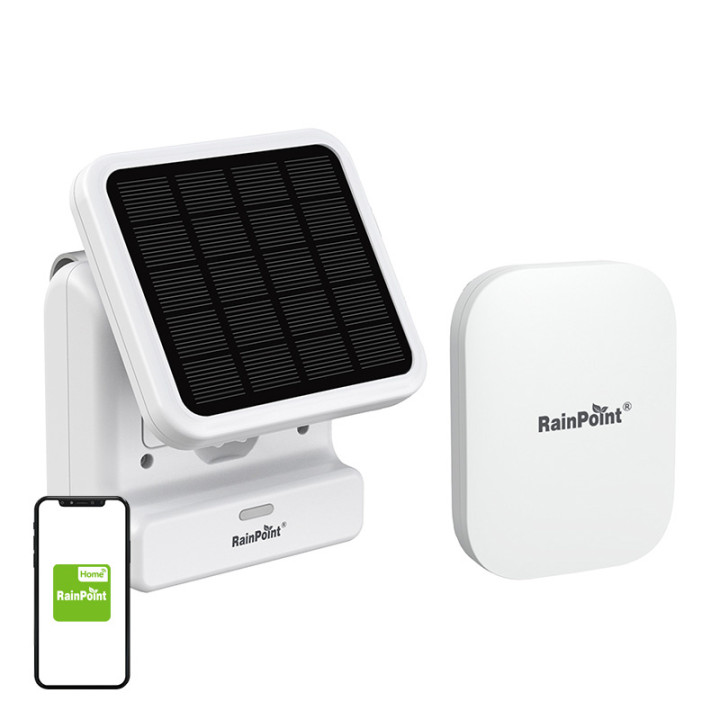 RainPoint HTP115FR+HWG023WBRF Smart Solar Water Pump Kit with Wi-Fi Gateway