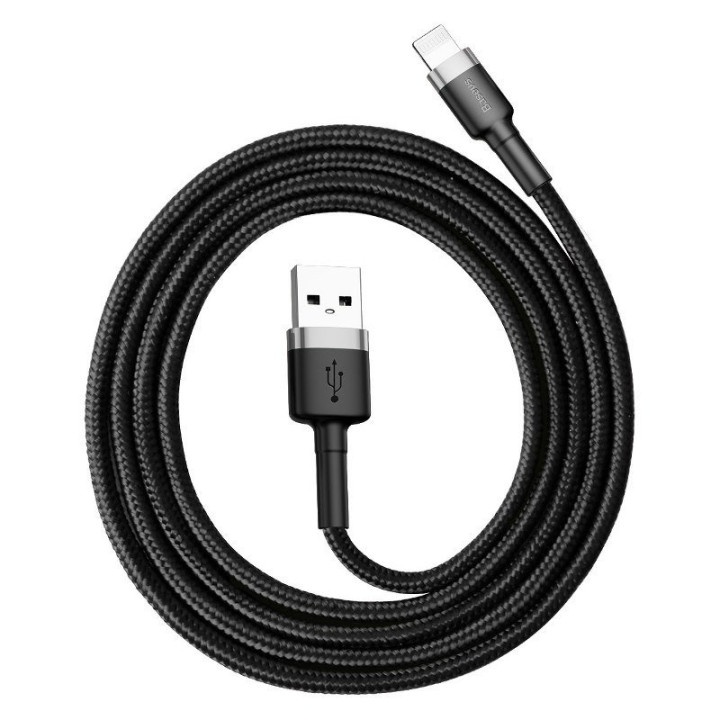 Baseus Cafule USB Lightning Cable 2.4A 1m (Gray+Black)