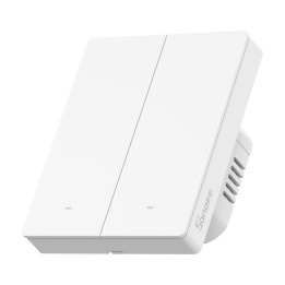Sonoff ZBM5-2C-80W Interrupteur mural tactile intelligent Zigbee à 2 canaux