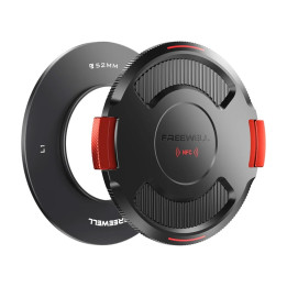 Freewell FW-L1-BL52 Anneau de base de 52 mm avec couvercle NFC pour un véritable verrouillage VND