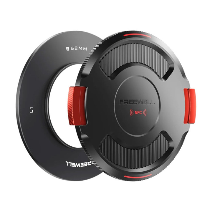 Freewell FW-L1-BL52 Anillo base de 52 mm con tapa NFC para VND de bloqueo real