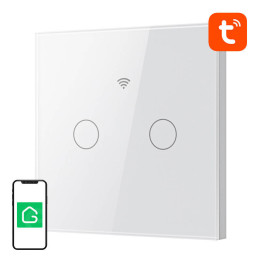 Gosund SLS2 Smart Touch WiFi Light Switch (Dual, No Neutral Required) Tuya
