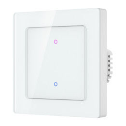 Avatto TS20-EU-W2 WiFi Touch Light Switch, 2-Channel, White