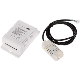 ATLO ATLO-TS2-TUYA Smart Switch with Temperature and Humidity Sensor, Wi-Fi, Tuya Smart