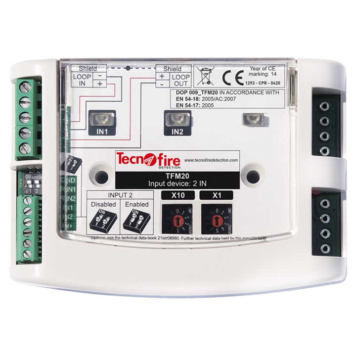 Détecteur d'incendie TECNOFIRE TF-TFM20