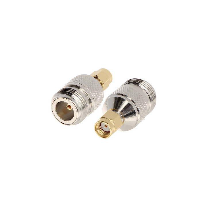Adaptador SMA-W-RP/N-G SMA a RP-SMA, conector chapado en oro macho a hembra para antena WiFi