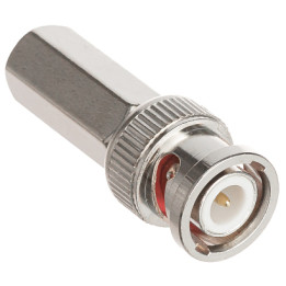 Conector macho BNC-W/55-HAND*P10 BNC de 75 ohmios para cable coaxial RG59 - Paquete de 10