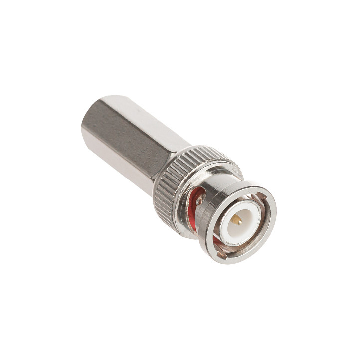 Conector macho BNC-W/55-HAND*P10 BNC de 75 ohmios para cable coaxial RG59 - Paquete de 10