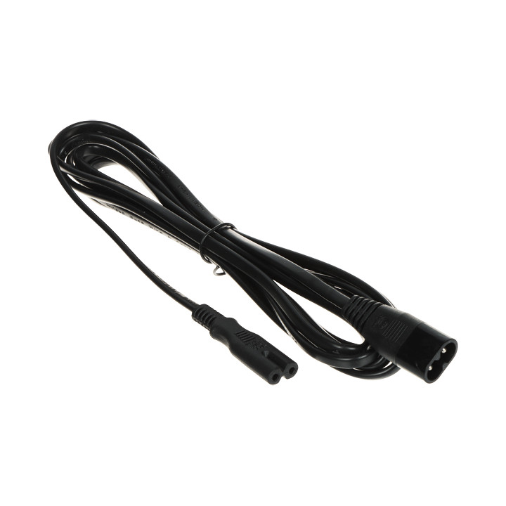 POS POSAC-C7C8BK30 3m Power Cable, C7/C8 Connector, Black