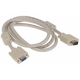 VGA-1.5-WG Cable VGA 1,5m Macho a Macho Blanco para Monitor Proyector