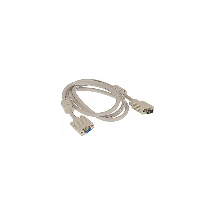 VGA-1.5-WG Cable VGA 1,5m Macho a Macho Blanco para Monitor Proyector