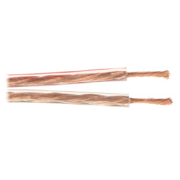 Cable de Altavoz HI-FI/2X0.75 2x0.75mm² OFC Cobre para Sistemas de Audio Hi-Fi