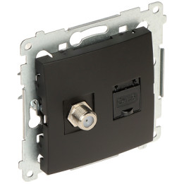 KONTAKT Simon DASFRJ45.01/49-SIMON54 F + RJ45 Connector