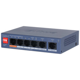 DAHUA CS4006-4GT-60-V2 6-портовый PoE коммутатор 60W