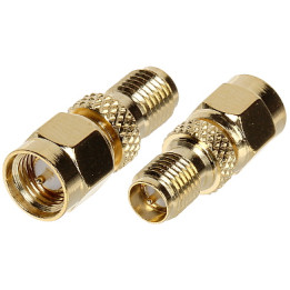 SMA-W/SMA-G-RP SMA hembra a hembra Adaptador RF Conector de 50 ohmios