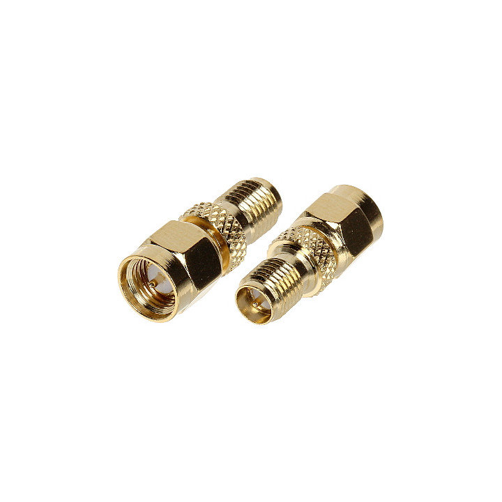 SMA-W/SMA-G-RP SMA hembra a hembra Adaptador RF Conector de 50 ohmios