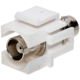 FX-BNC2 BNC Keystone Jack Blanco - Conector Coaxial para Placas de Pared