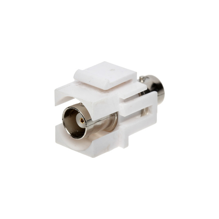 FX-BNC2 BNC Keystone Jack Blanco - Conector Coaxial para Placas de Pared