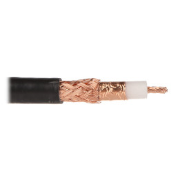 Cable Coaxial RF-7 50Ω - Conector Macho Tipo F para Antena, CCTV, Satélite