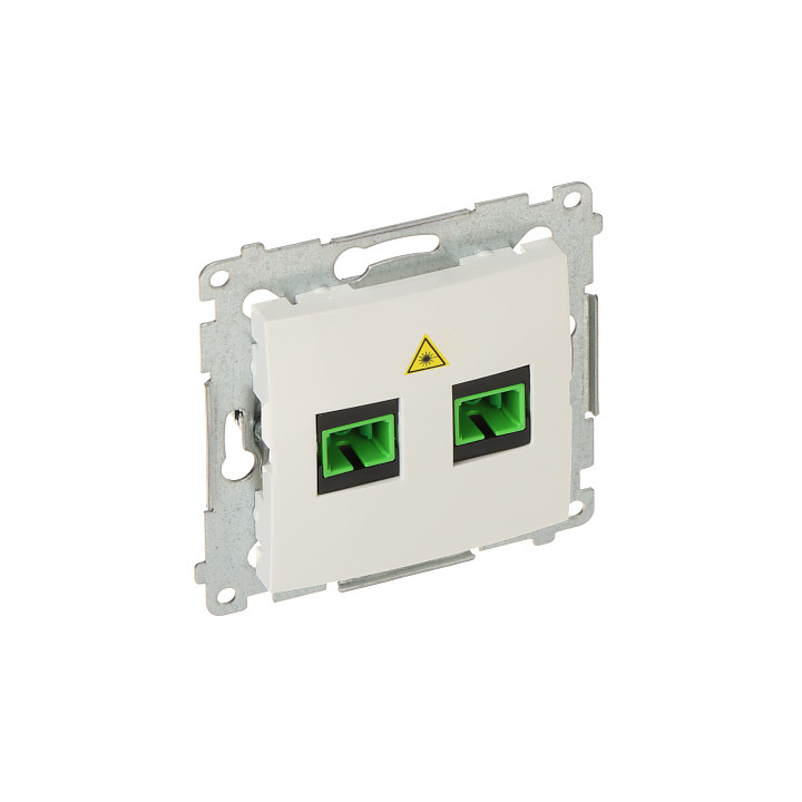 KONTAKT Simon DGS2.01/11-SIMON54 Duplex SC-APC Fiber Optic Adapter