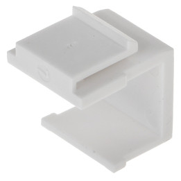 Keystone Jack FX-Z Blanco - Conector modular Ethernet RJ45 para placas de pared y paneles de conexión