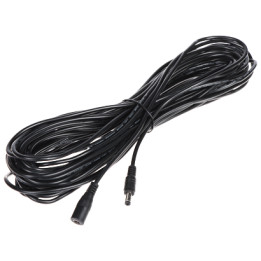 Cable de extensión de alimentación CC de 2,1 mm x 5,5 mm macho a hembra de 15 m