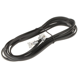 Cable RJ11-W/RJ11-W/2M RJ11 Cable de línea telefónica blanca de 2m macho a macho