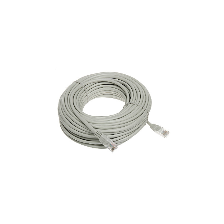 Cable de Conexión RJ45 20m Gris - Cable de Red Ethernet RJ45/20-GREY