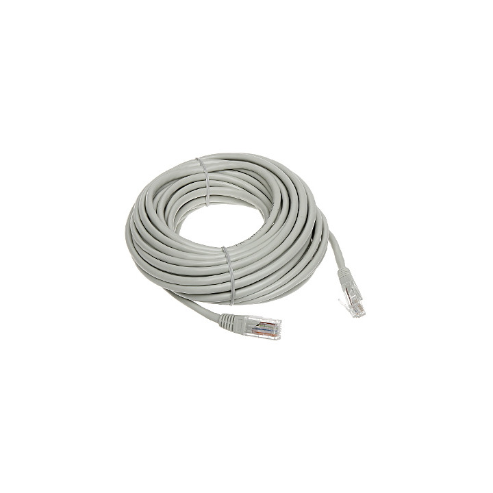 RJ45/10-GREY Patch Cord RJ45 Gris de 10m - Cable Ethernet para Conexión de Red
