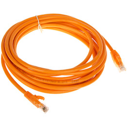 Cable de conexión Ethernet Cat6 RJ45 5m Naranja - Cable de red de alta velocidad