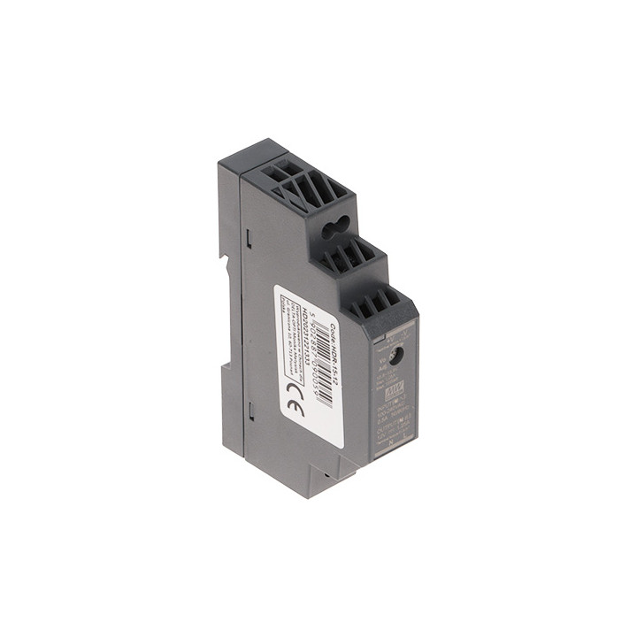 MEAN WELL HDR-15-12 15W DIN Rail Power Supply 12V 1.25A