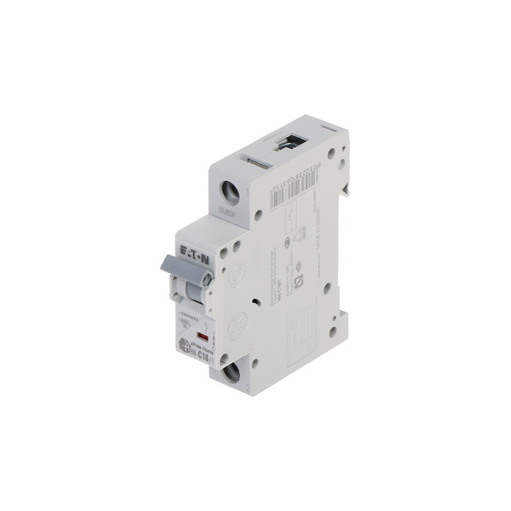 EATON HN-C16/1 16A C Curve 1-Pole Miniature Circuit Breaker (MCB)