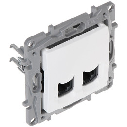 LEGRAND LE-764574 Niloe RJ-45 Gniazdo danych Białe
