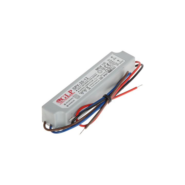 12V/2A/GPV Power Supply 24W IP67