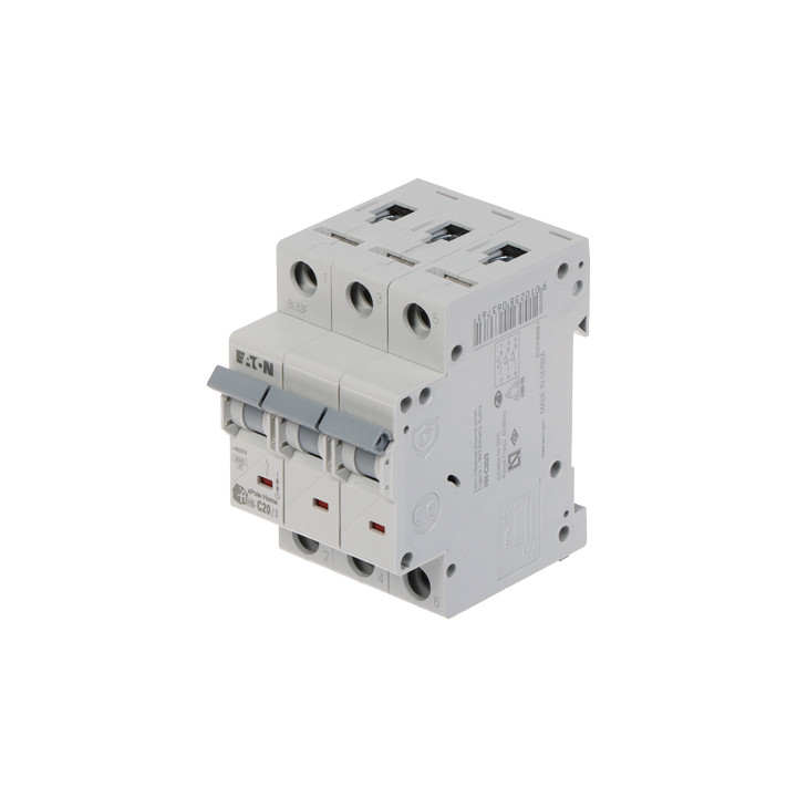EATON HN-C20/3 20A 3-Pole C-Curve Miniature Circuit Breaker (MCB)