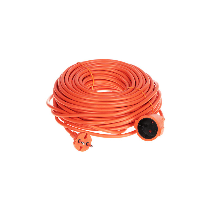 Przedłużacz 2x1,5mm² 30m Pomarańczowy PS-2X1,5-30M/POMARAŃCZOWY
