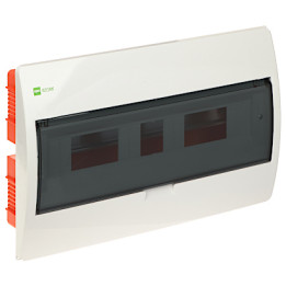 ELEGANT-1X18/PT/W/EPN Elektro-Plast 18-Module Flush-Mount Distribution Board IP40