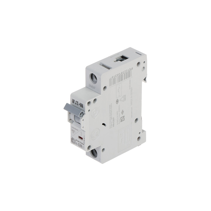 EATON HN-C20/1 20A C Curve 1-Pole Miniature Circuit Breaker MCB
