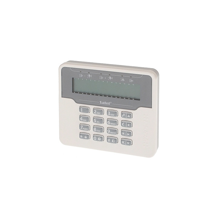SATEL VERSA-LCDM-WH LCD Keypad for VERSA Alarm System, White
