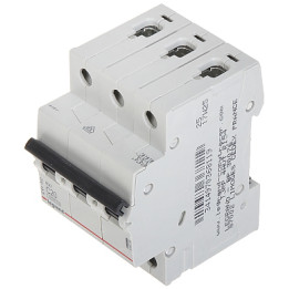 MCB RX 6000 - 3P - 400V - 20 A - courbe C - jeu de barres d'alimentation type broches/fourches