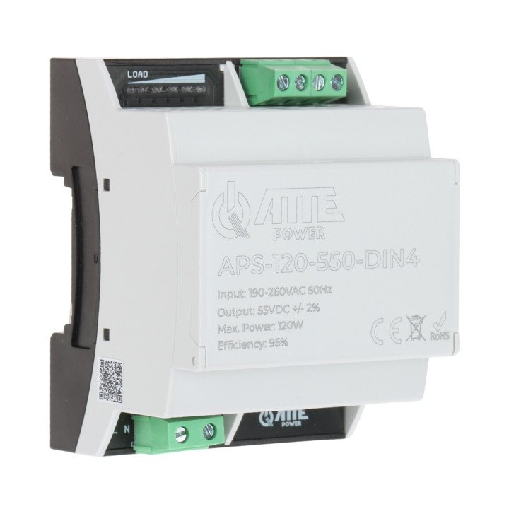ATTE APS-120-550-DIN4 120W DIN Rail Power Supply