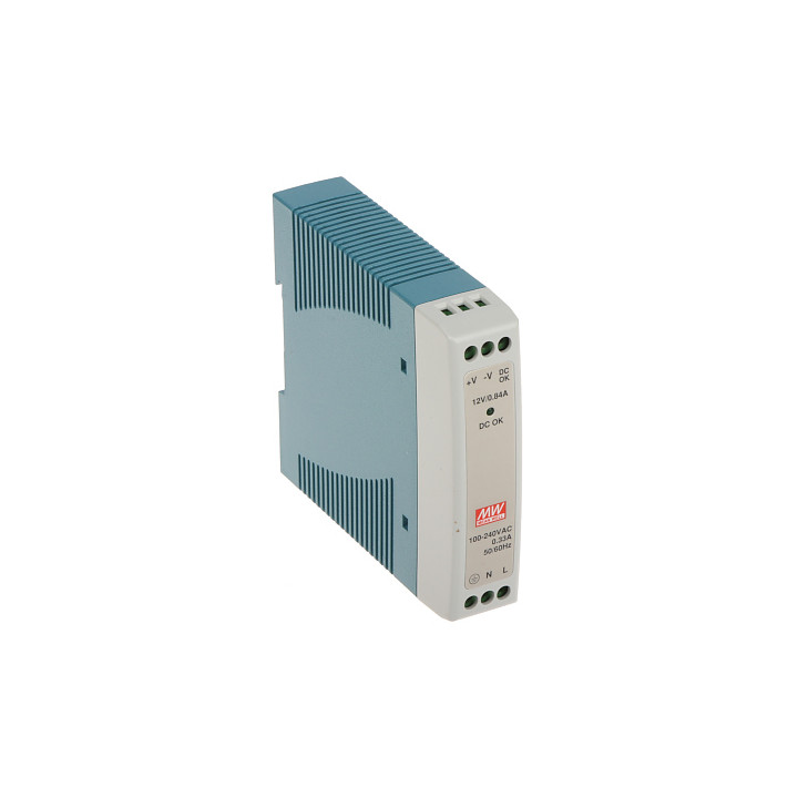 Mean Well MDR-10-12 DIN Rail Power Supply 12V 0.84A 10W