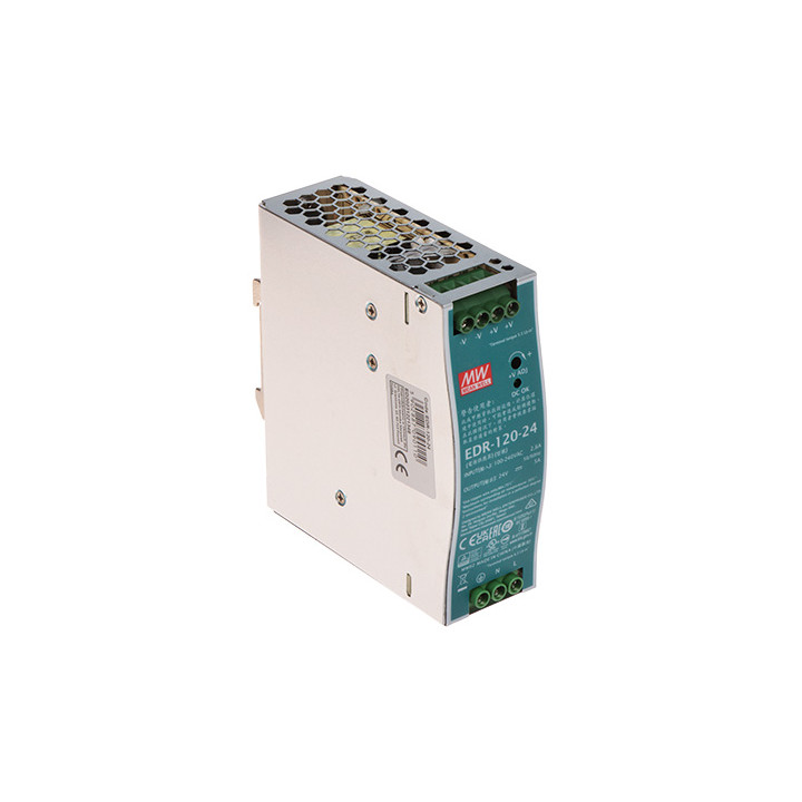 MEAN WELL EDR-120-24 120W 24VDC DIN Rail Power Supply