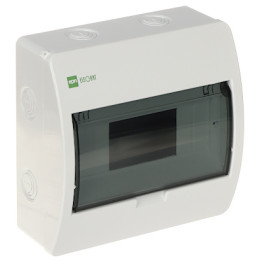 Elektro-Plast ELEGANT-1X8/NT/W/EPN Surface-Mounted Distribution Board 8-Module IP40 White