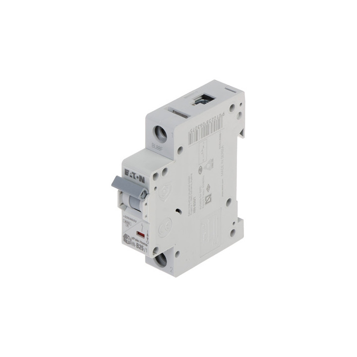 EATON HN-B25/1 Single-Pole 25A B-Curve MCB